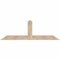 Ekena Millwork Portland Smooth Timber Gable Bracket, Douglas Fir, 72"W x 24"H x 1 1/2"D x 5 1/2"F, 8/12 Pitch GBW072X24X0206POR00SDF - alternate 1